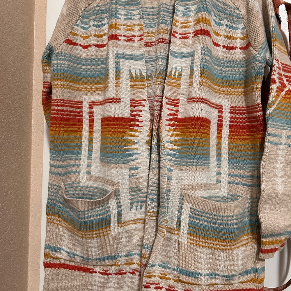 Pendleton Multicolor Patterned Cardigan - image 2